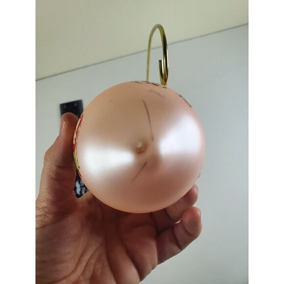 Vintage 1984 Hallmark Keepsake Pink Glass Ornament A Gift of Friendship *READ* - Picture 6 of 10